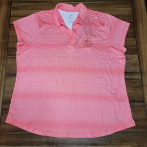 Antigua Coral "Thousand Kills" Golf Polo - Size Ladies XL NWT
